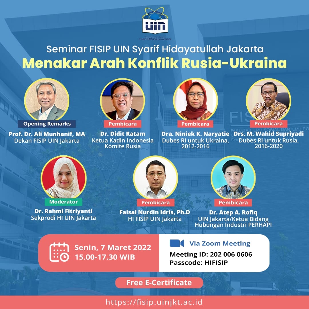 Seminar Menarah Akar Konflik Rusia-Ukraina