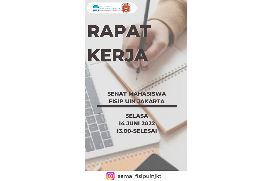 Rapat Kerja Senat Mahasiswa Fakultas Ilmu Sosial dan Ilmu Politik Masa Bakti 2022-2023