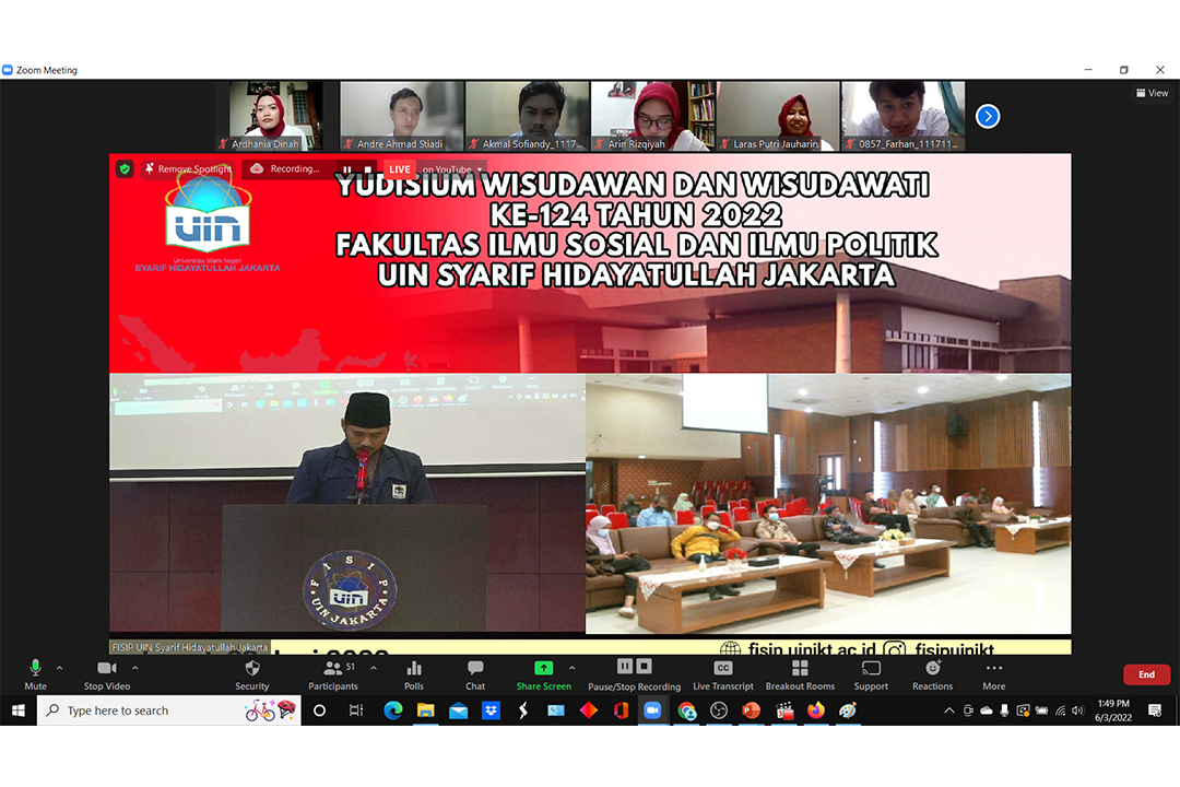Yudisium Wisudawan FISIP ke-124