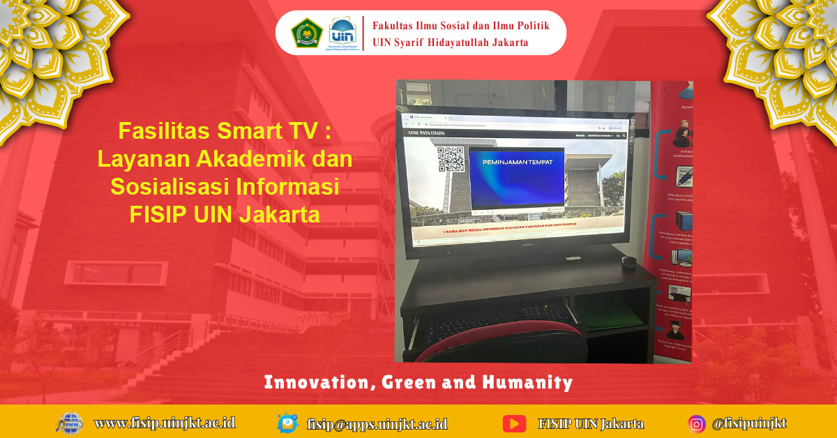 Fasilitas Smart TV : Layanan Akademik dan Sosialisasi Informasi