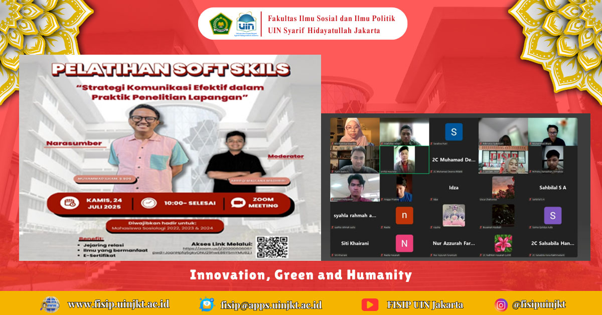 Pelatihan Soft Skills: “Strategi Komunikasi Efektif dalam Praktik Penelitian Lapangan”