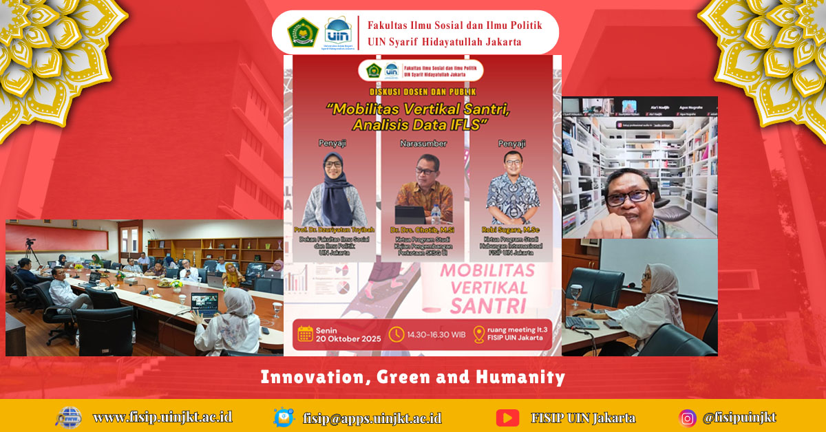 Diskusi Dosen Mobilitas Vertikal Santri Analisis Data IFLS