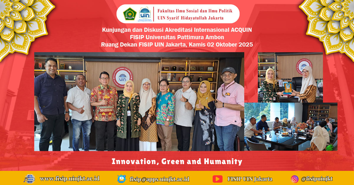 Kunjungan dan Diskusi Akreditasi Internasional ACQUIN FISIP Universitas Pattimura Ambon
