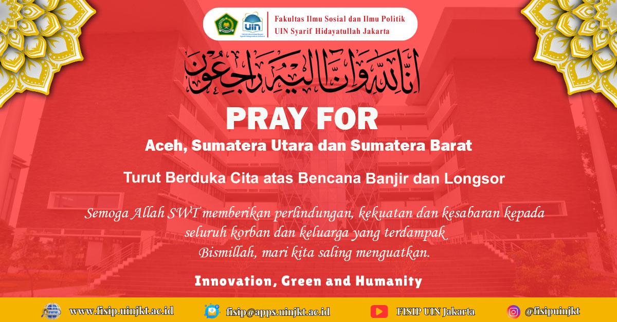 PRAY FOR ACEH, NORTH SUMATRA, WEST SUMATRA
