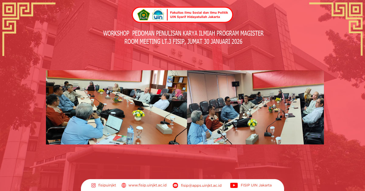 Workshop Pedoman Penulisan Karya Ilmiah Program Magister