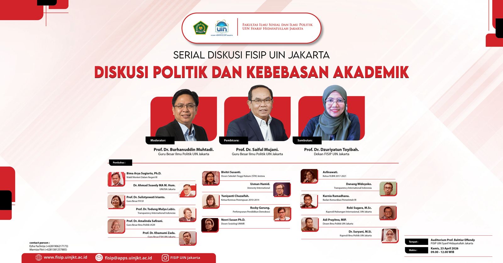 Diskusi Politik dan Kebebasan Akademik
