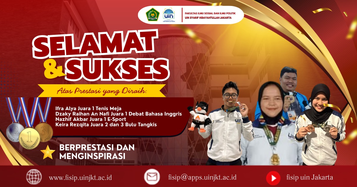 UIN Jakarta Tempati Peringkat Keempat PORSI JAWARA 2026,  Mahasiswa FISIP Sumbang Prestasi