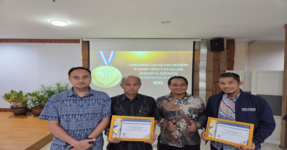 UIN Syarif Hidayatullah Jakarta Raih Dua Penghargaan dari Kementerian Keuangan atas Kinerja dan Laporan Keuangan Terbaik