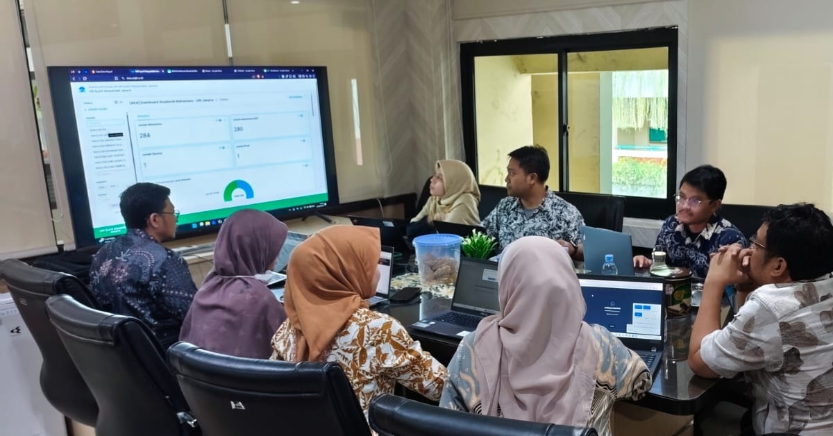 Tim Perencanaan dan Pustipanda Kembangkan Dashboard Data Universitas Berbasis Satu Data Indonesia