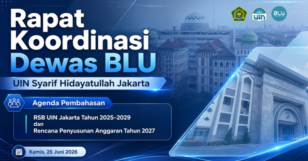 Rapat Koordinasi Dewan Pengawas BLU: Pembahasan RSB 2025–2029 dan Rencana Penyusunan Anggaran 2027