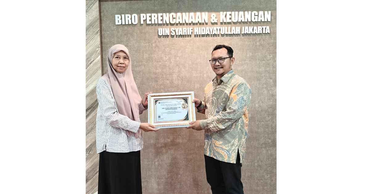 UIN Jakarta Raih Peringkat Pertama Pengelolaan Rekening Satuan Kerja Mitra KPPN Jakarta IV