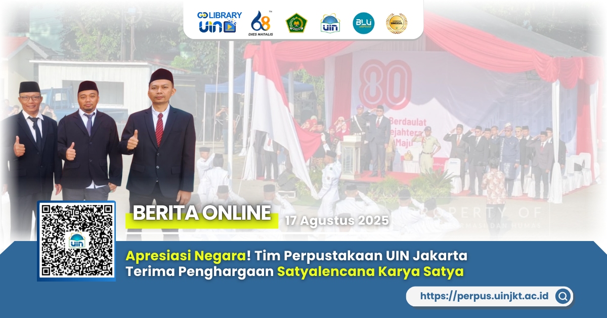 Apresiasi Negara! Tim Perpustakaan UIN Jakarta Terima Penghargaan Satyalencana Karya Satya