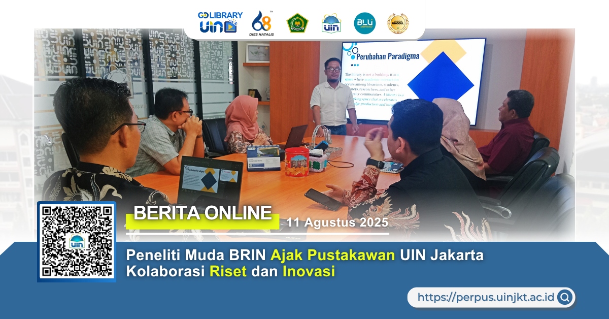 Peneliti Muda BRIN Ajak Pustakawan UIN Jakarta Kolaborasi Riset dan Inovasi