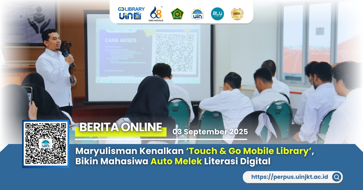 Maryulisman Kenalkan ‘Touch & Go Mobile Library’, Bikin Mahasiwa Auto Melek Literasi Digital