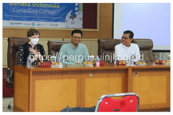 Wikilatih-WIkipedia-Kanadian Corner-Perpustakaan UIN Jakarta_23 September 2025 (3)