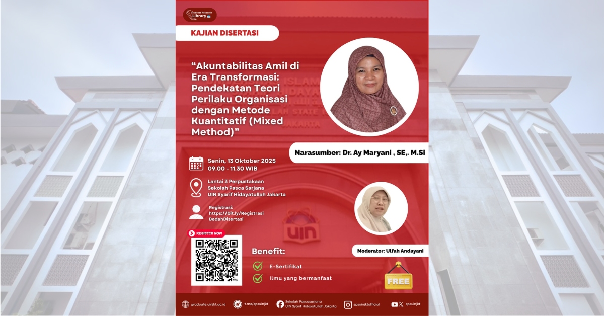 Kajian Disertasi Perpustakaan Riset Sekolah Pascasarjana (SPs)