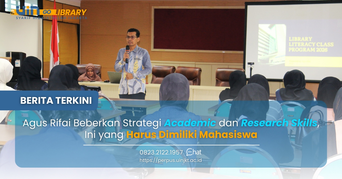 Agus Rifai Beberkan Strategi Academic dan Research Skills, Ini yang Harus Dimiliki Mahasiswa