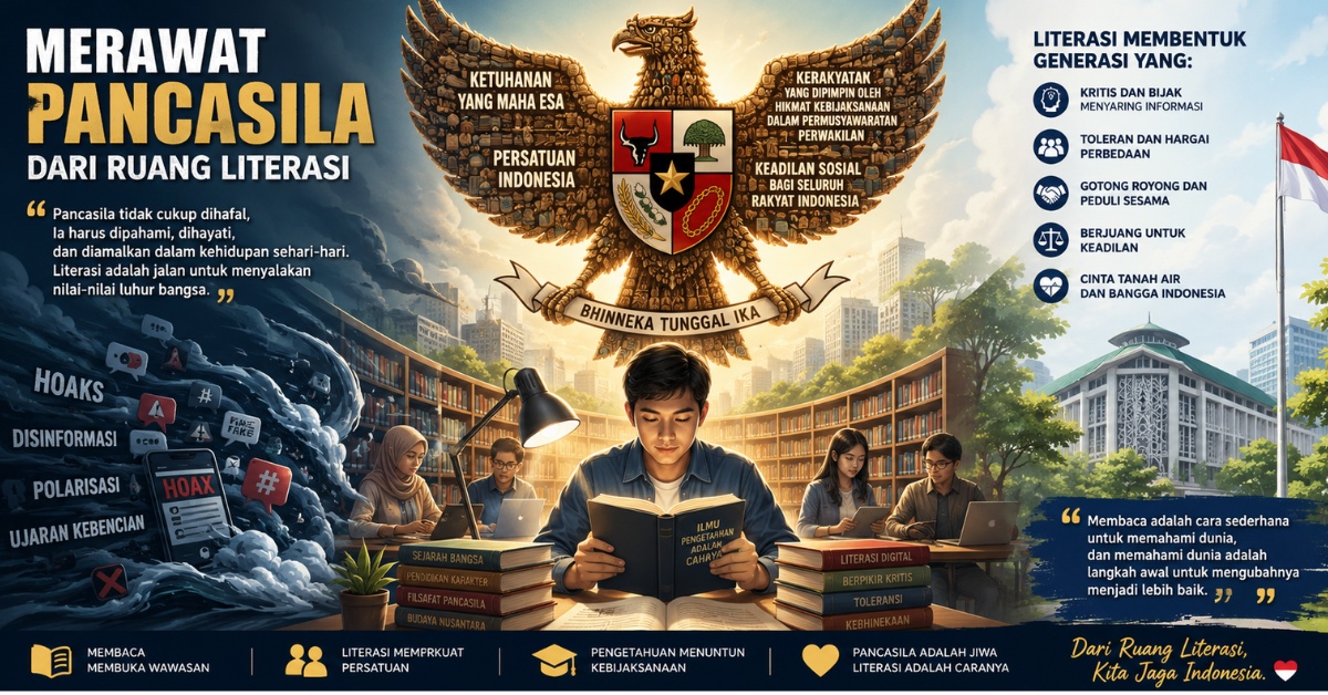 Merawat Pancasila dari Ruang Literasi