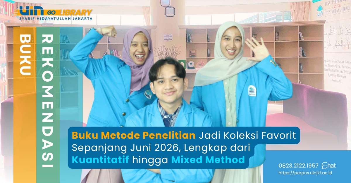 Buku Metode Penelitian Jadi Koleksi Favorit Sepanjang Juni 2026, Lengkap dari Kuantitatif hingga ‎Mixed Method