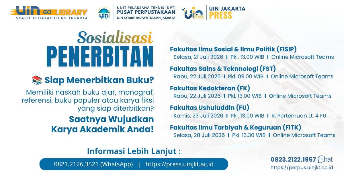 Sosialisasi Penerbitan UIN Jakarta Press