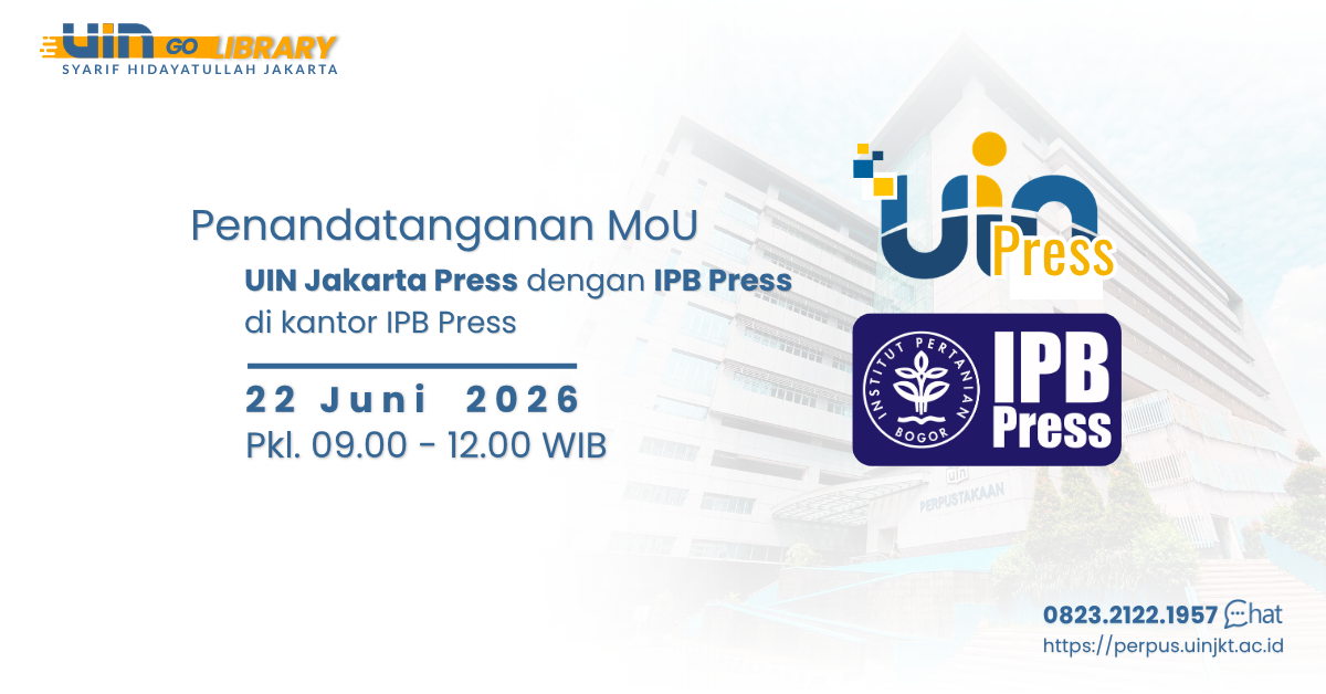 Penandatanganan MoU UIN Jakarta Press dan IPB Press