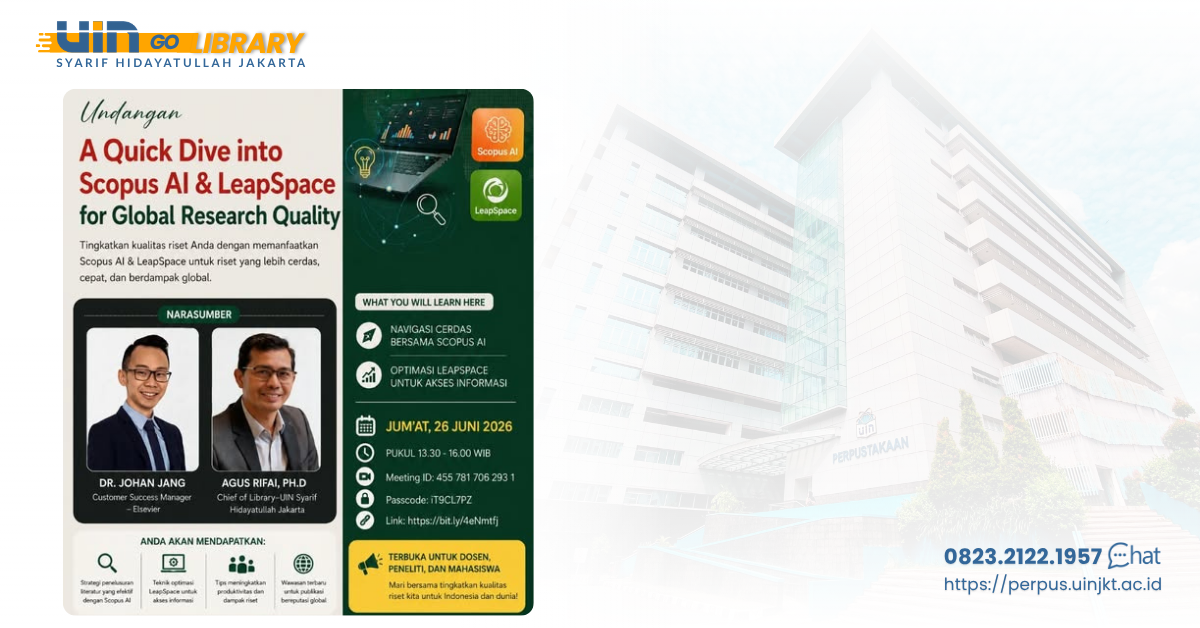 Literasi Informasi: Scopus AI & LeapSpace for Global Research Quality