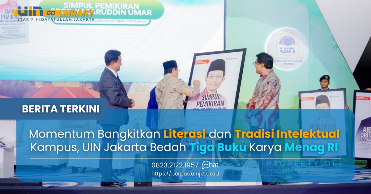 Momentum Bangkitkan Literasi dan Tradisi Intelektual Kampus, UIN Jakarta Bedah Tiga Buku Karya ‎Menag RI