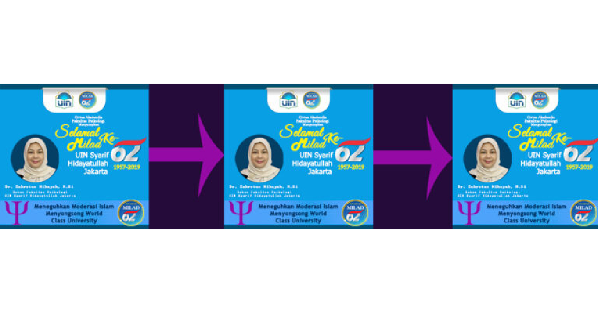 Civitas Akademik Psikologi Mengucapkan Selamat Milad