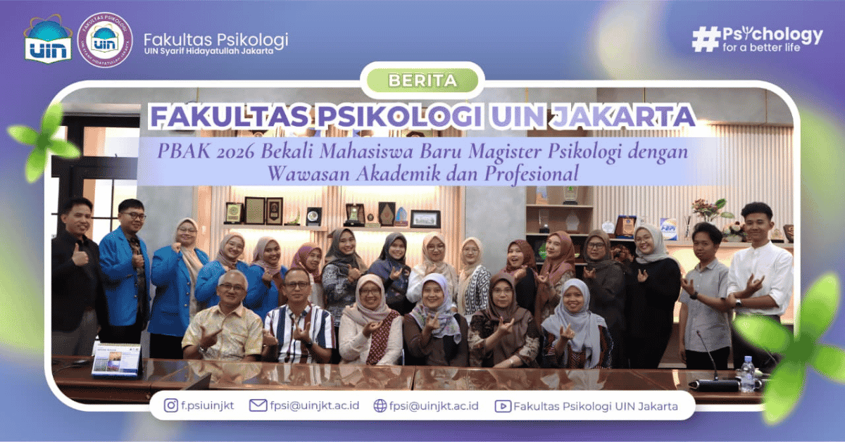 PBAK 2026 Bekali Mahasiswa Baru Magister Psikologi dengan Wawasan Akademik dan Profesional