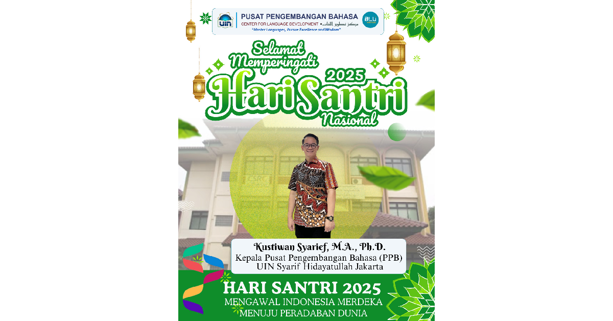 Kepala Pusat Bahasa Mengucapkan Selamat Hari Santri Nasional 2025