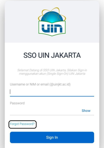 Forgot Password
