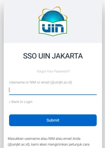 Submit Username
