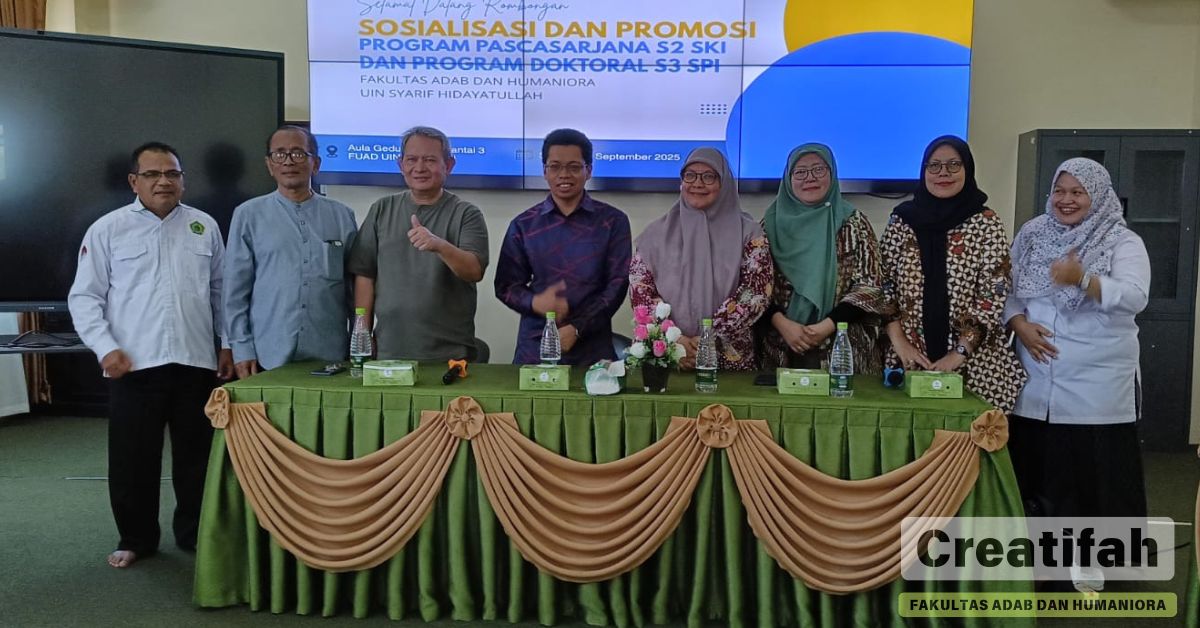 Prodi MSKI dan DSPI FAH UIN Jakarta bertandang Promosi ke Segita UIN di Sumatera Barat