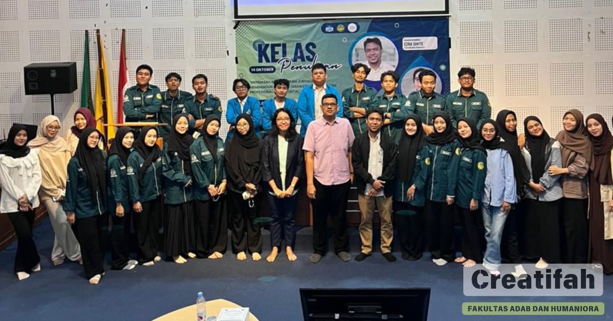 Himpunan Mahasiswa Program Studi Tarjamah Gelar Kelas Kepenulisan Jurnalistik
