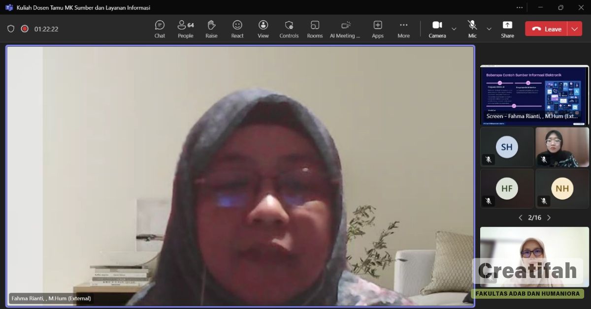 Fakultas Adab dan Humaniora UIN Jakarta Perkuat Literasi Digital Lewat Kolaborasi Akademik Bersama Universitas Negri Padang