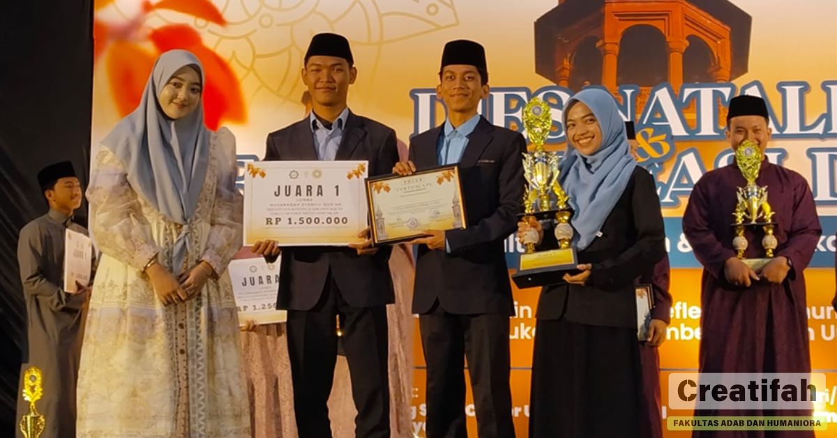 Faculty of Adab and Humanities Students  Win 1st Place in the International Syarhil Competition, Make HIMLA Named
