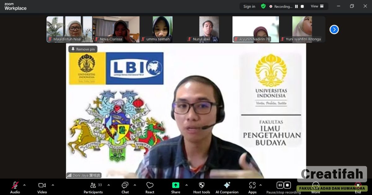 تعزيز ملفات المترجمين الفوريين: برنامج دراسة ترجامة يدعو المحاضرين الزائرين في جامعة إندونيسيا