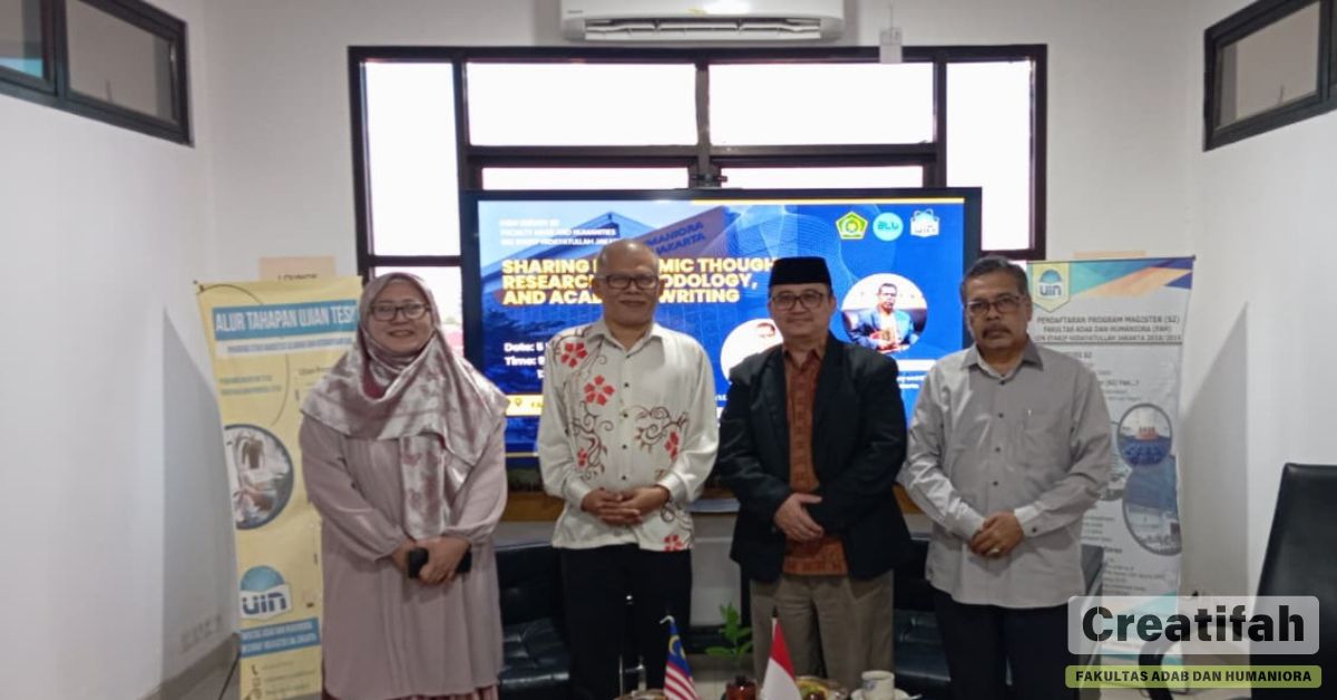 MSKI dan DSPI FAH UIN Jakarta Selenggarakan Workshop Akademik Bersama UKM: Perkuat Metodologi Riset dan Tradisi Keilmuan Mahasiswa Magister SKI dan Doktor SPI