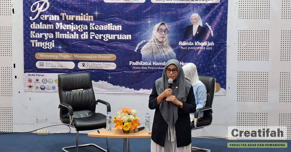 Filtering Plagiarism, Cultivating Achievement: FAH UIN Jakarta Holds Turnitin Workshop for Students
