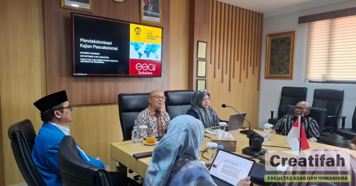 Dekolonisasi dan Tantangan Masa Kini: FAH UIN Jakarta Gelar Diskusi Kajian Pascakolonial Bersama Prof. Manneke Budiman