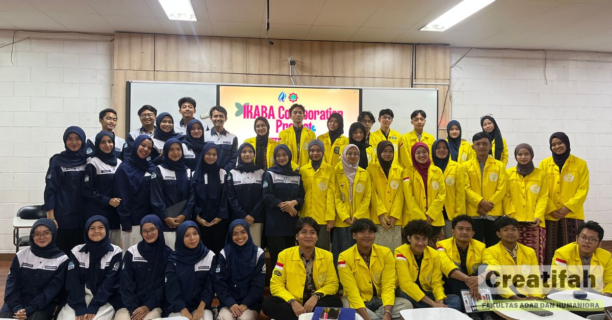 Memperkuat Sinergi Antarlembaga, HIMLA UIN Jakarta Gelar Studi Banding Ke IKABA FIB UI