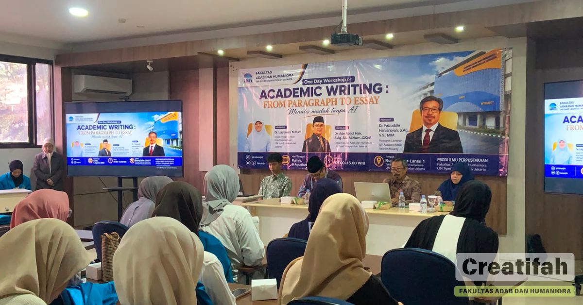 Library Science Study Program Holds Academic Writing Workshop to Strengthen Writing Skills Without Relying on AI