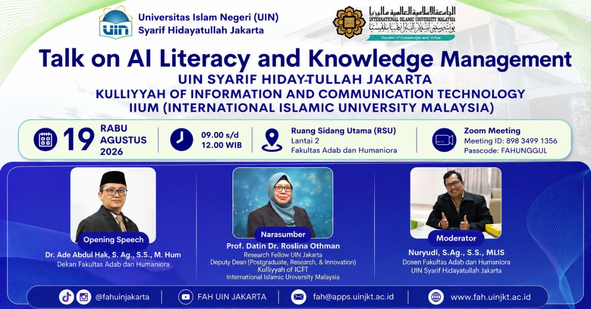 TALK ON AI LITERACY AND KNOWLEDGE MANAGEMENT