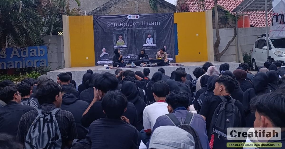 DEMA FAH Gelar Diskusi September Hitam, Ajak Mahasiswa Merefleksikan Sejarah dan Kemanusiaan