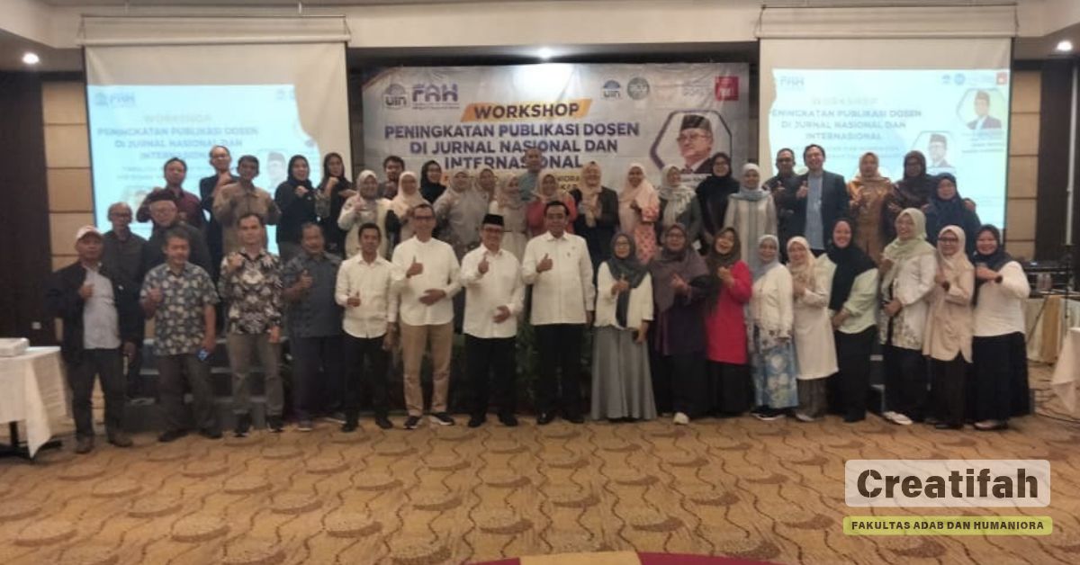 FAH UIN Jakarta Holds a Scientific Publication Workshop to Promote High-Quality, Reputable Scholarly Publications through the Use of AI in Research
