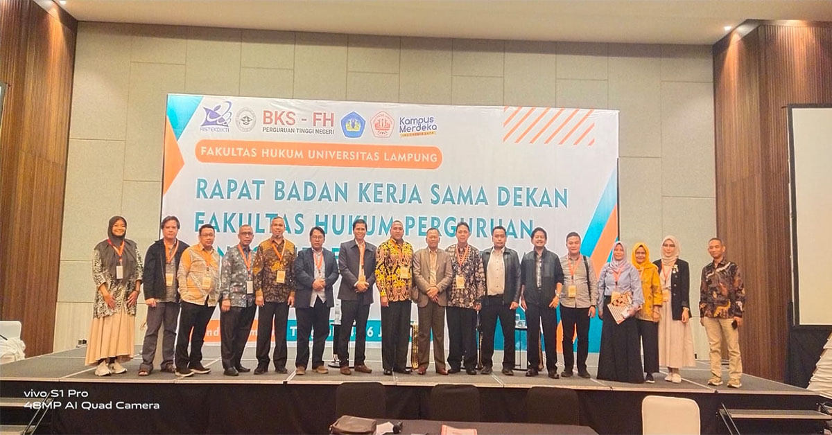 Raker Dekan FH PTN Wilayah Barat Bahas Soal Hukum dan Teknologi