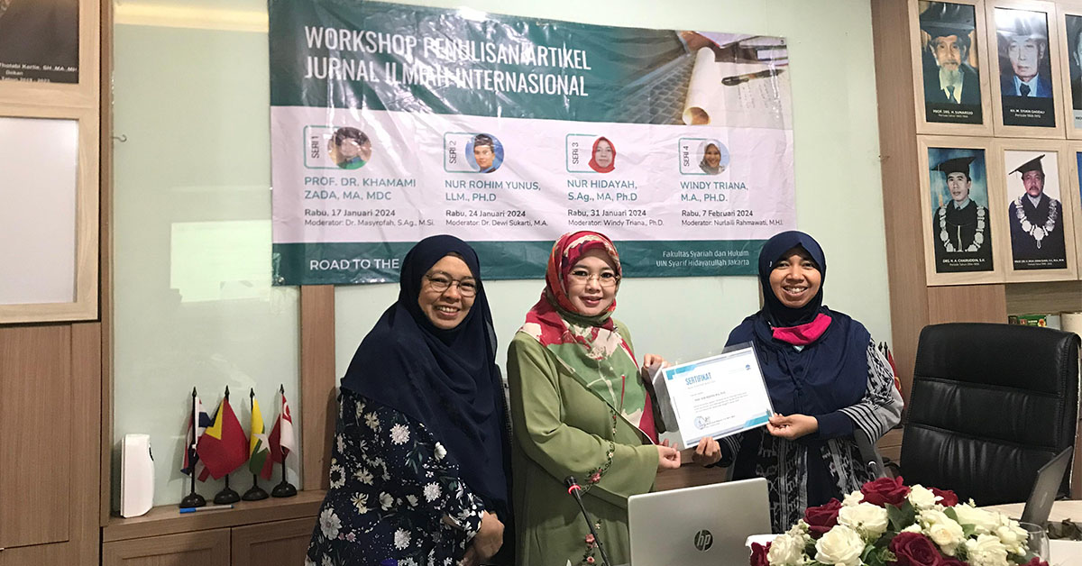 Tim ICLJ 8 Gelar Workshop Penulisan Artikel Ilmiah Jurnal Internasional seri ke-3