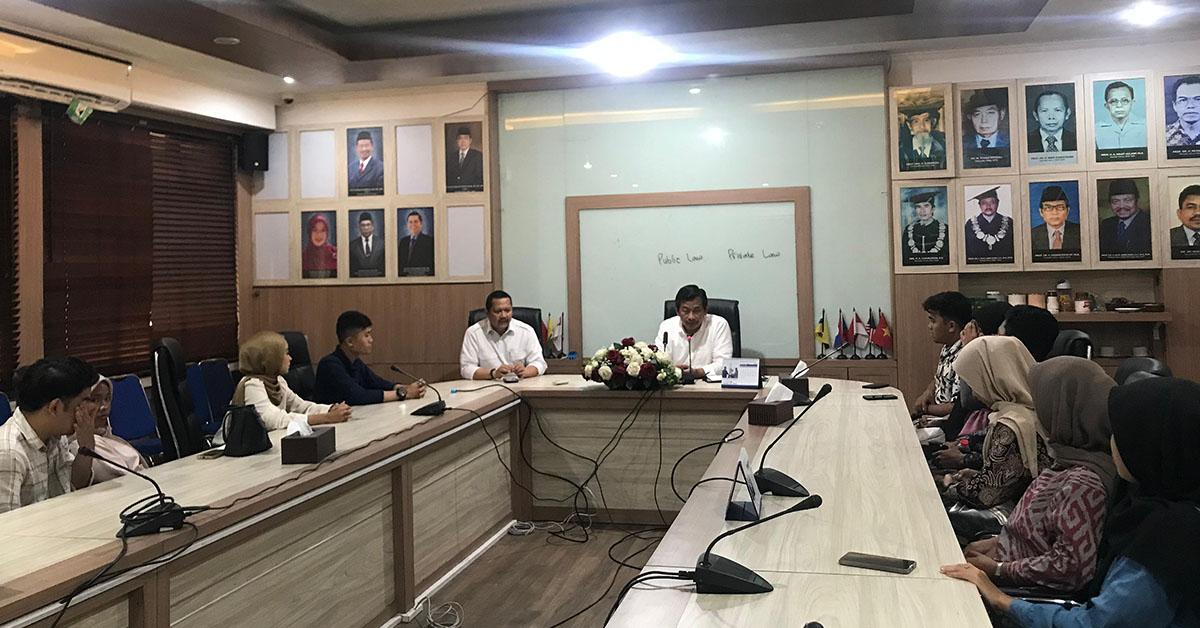 Lembaga Kajian Mahasiswa FSH Ikut Dukung Program Internasionalisasi Fakultas