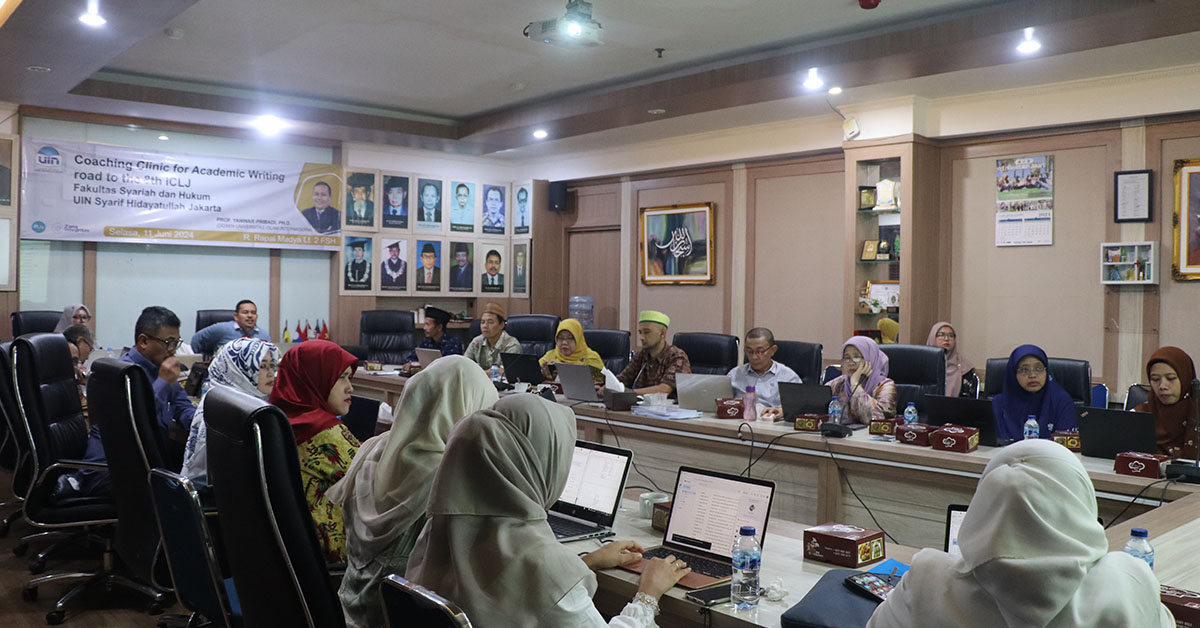 FSH UIN Jakarta Menyiapkan Sumber Daya Dosen pada Kegiatan ICLJ