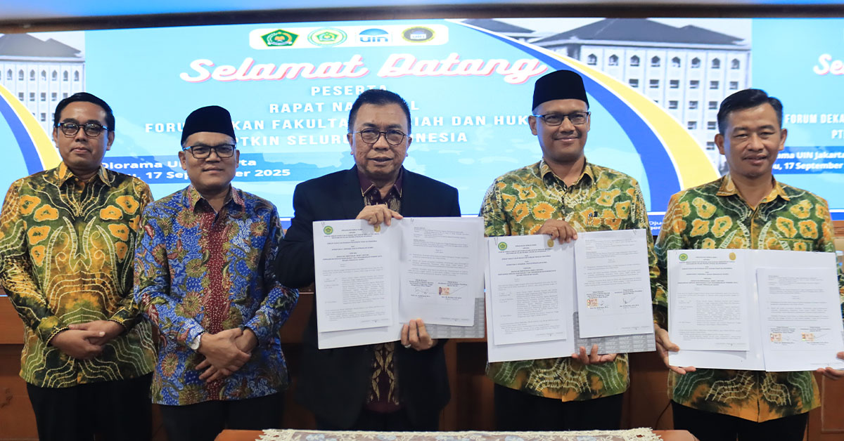 Forum Dekan Syariah se-Indonesia 2025 Resmi Dibuka di UIN Jakarta, Tandatangani Kerjasama dengan Badilag Mahkamah Agung